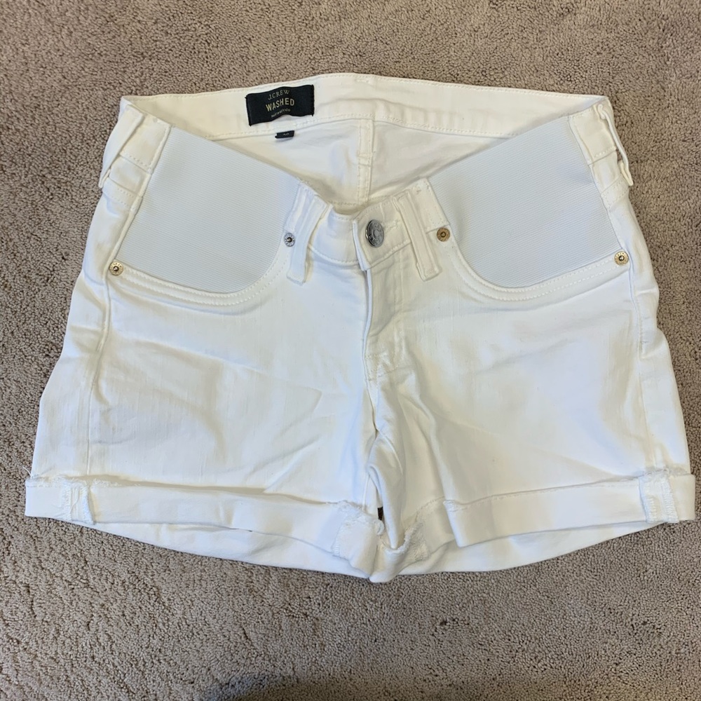 J.Crew Maternity shorts - white denim